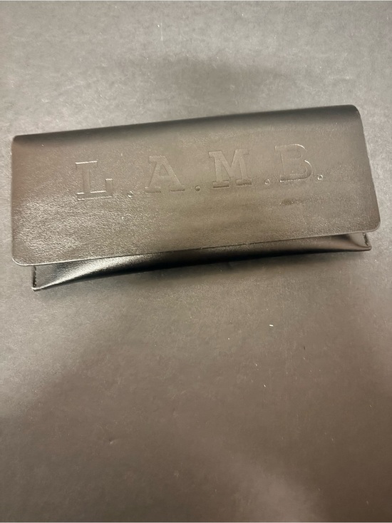 L.A.M.B. Other - L.A.M.B. Black Embossed Leather Eyeglass Case